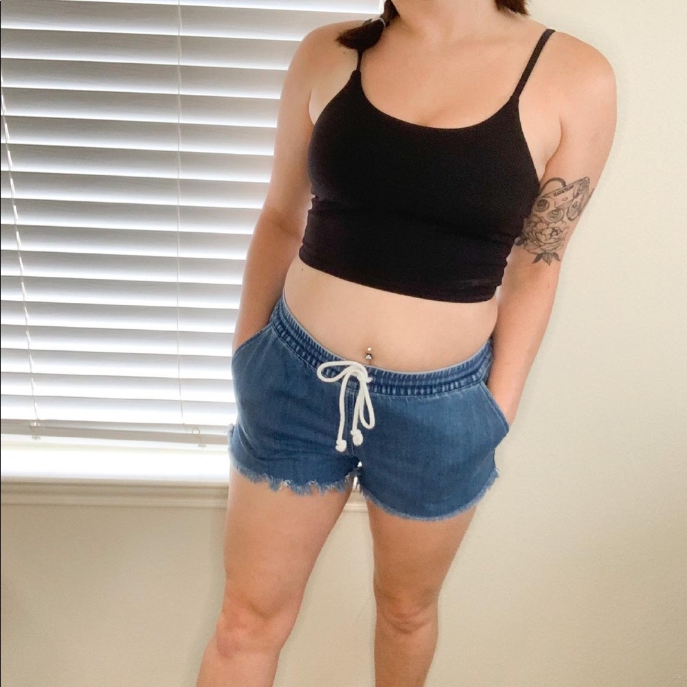 Aerie Chambray Shorts